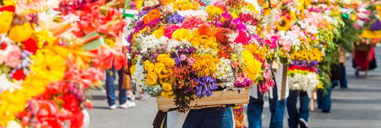 Qué hacer en Medellin? Visitar la feria de las flores